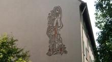 Heinrich Rudolph: Sgraffiti H�ller Stra�e (1954)